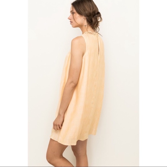 Gorgeous Lace Neck Sleeveless A-Line Dress!  Lined - Picture 4 of 6